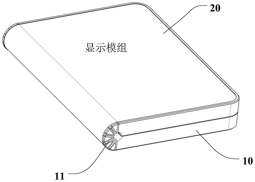 Flexible display cover plate, flexible display module and flexible display device