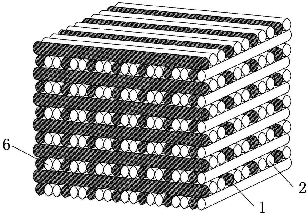 Method for printing porous biological ceramic bone tissue engineering scaffold by utilizing sacrificial material