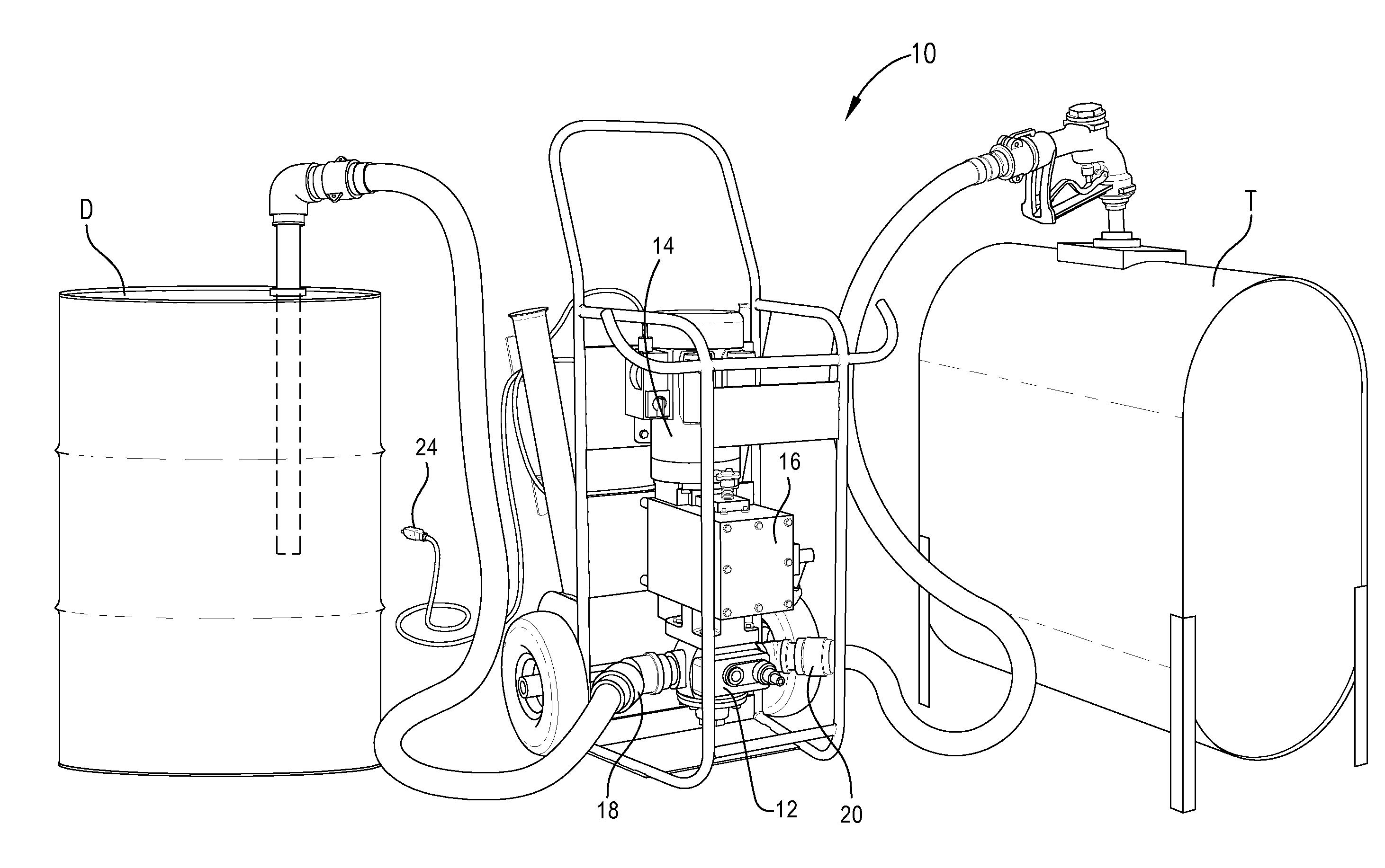 Pump system including a variable frequency drive controller