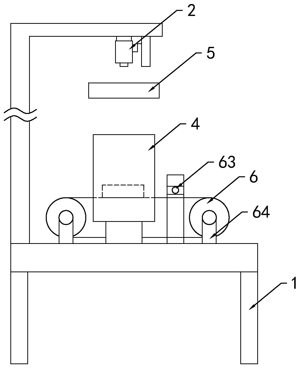 Bearing defect rapid detection device for industrial robot and detection method thereof