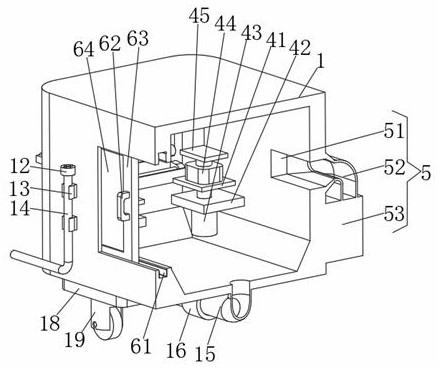 Dust removal and sterilization device for non-woven fabric processing
