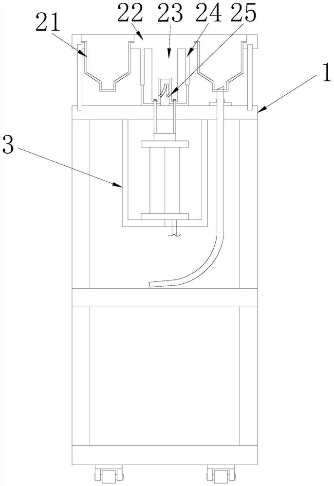 Injection frame capable of intelligently replacing drip medicine bottle