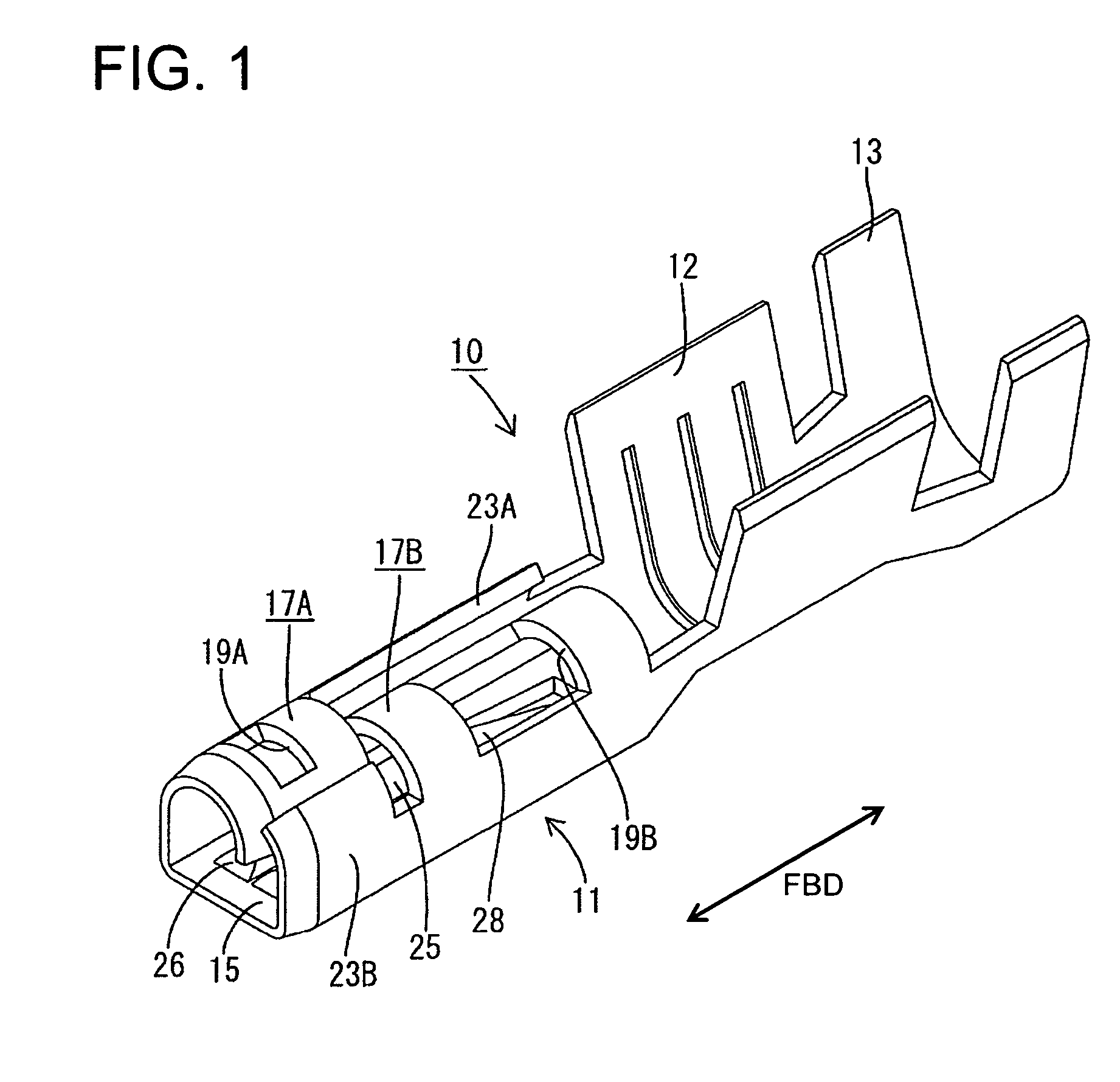 Terminal and a method of forming it