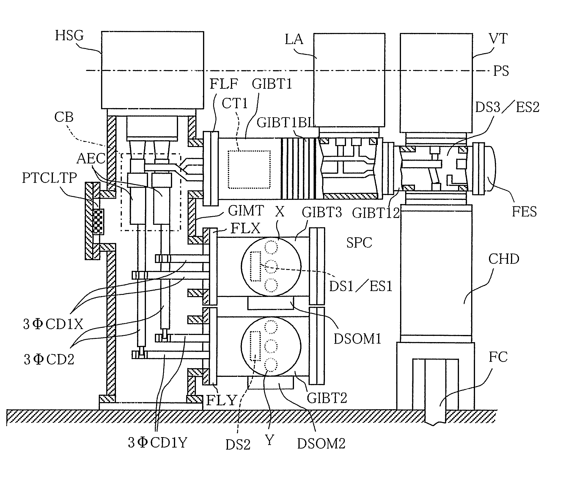 Gas-insulated electric power apparatus