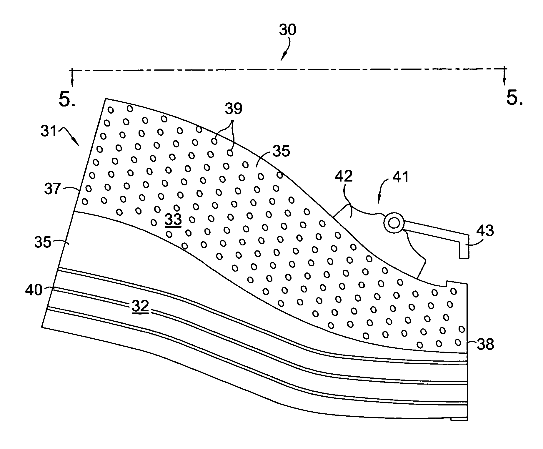 Transition duct apparatus having reduced pressure loss