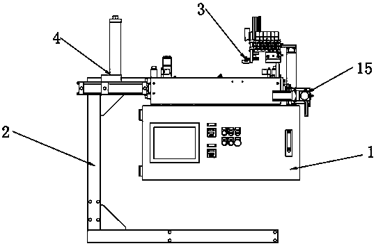 Miniaturized liquid silicone rubber forming machine suitable for three-plate molds