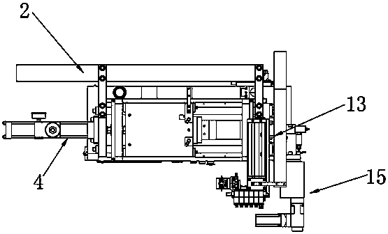 Miniaturized liquid silicone rubber forming machine suitable for three-plate molds