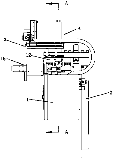 Miniaturized liquid silicone rubber forming machine suitable for three-plate molds