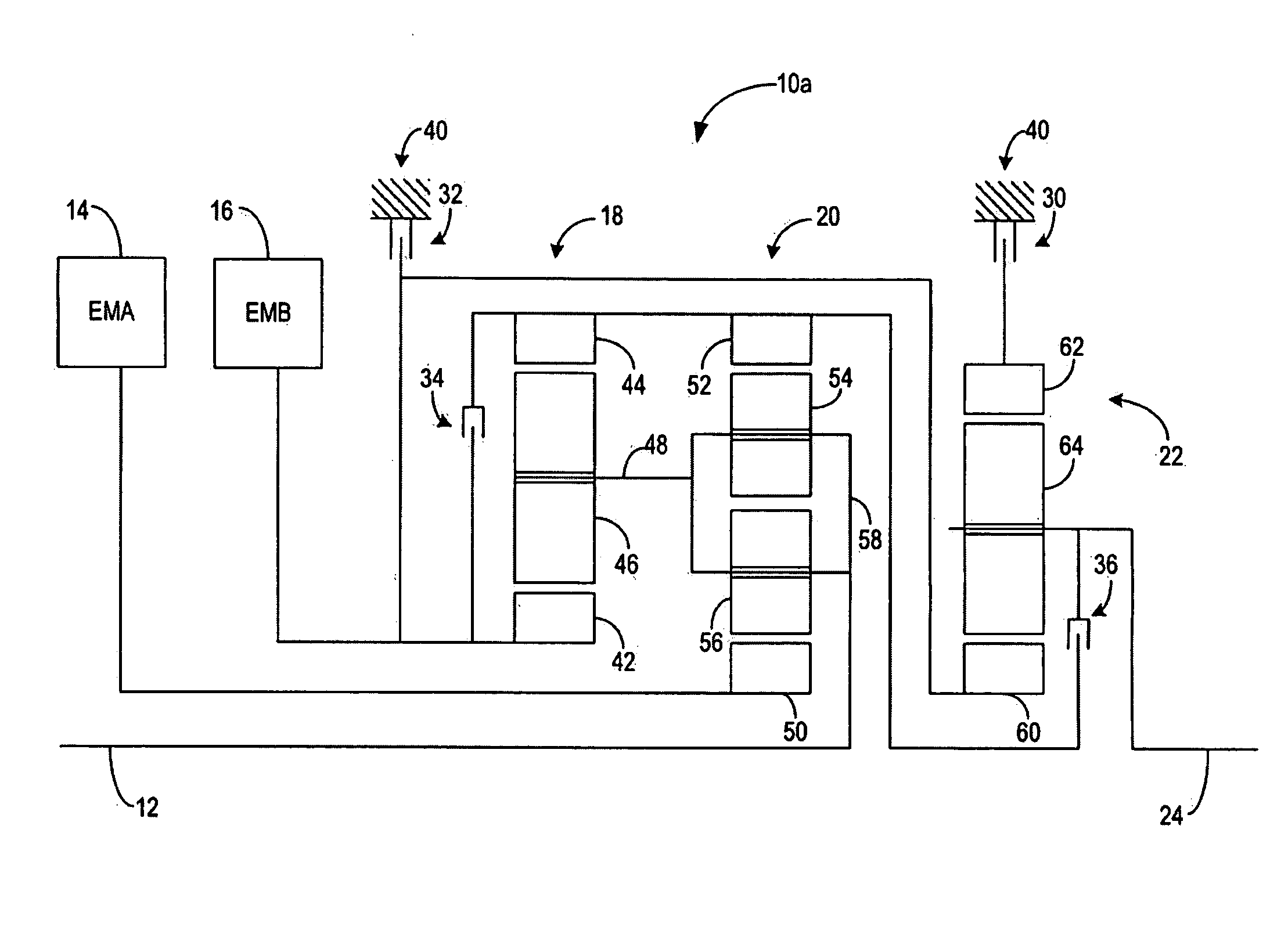 Electric variable transmission for hybrid electric vehicles with two forward modes and four fixed gears