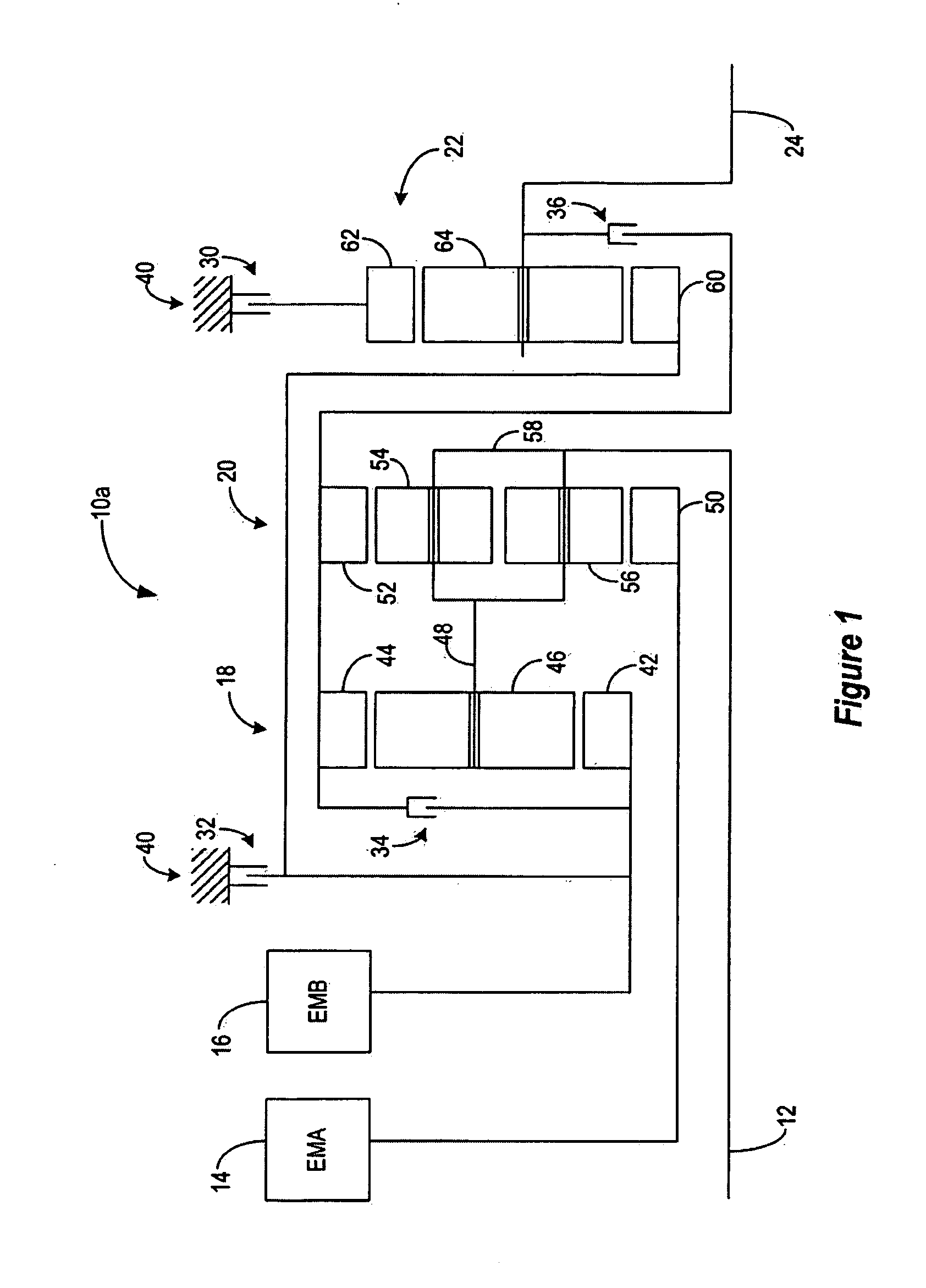 Electric variable transmission for hybrid electric vehicles with two forward modes and four fixed gears