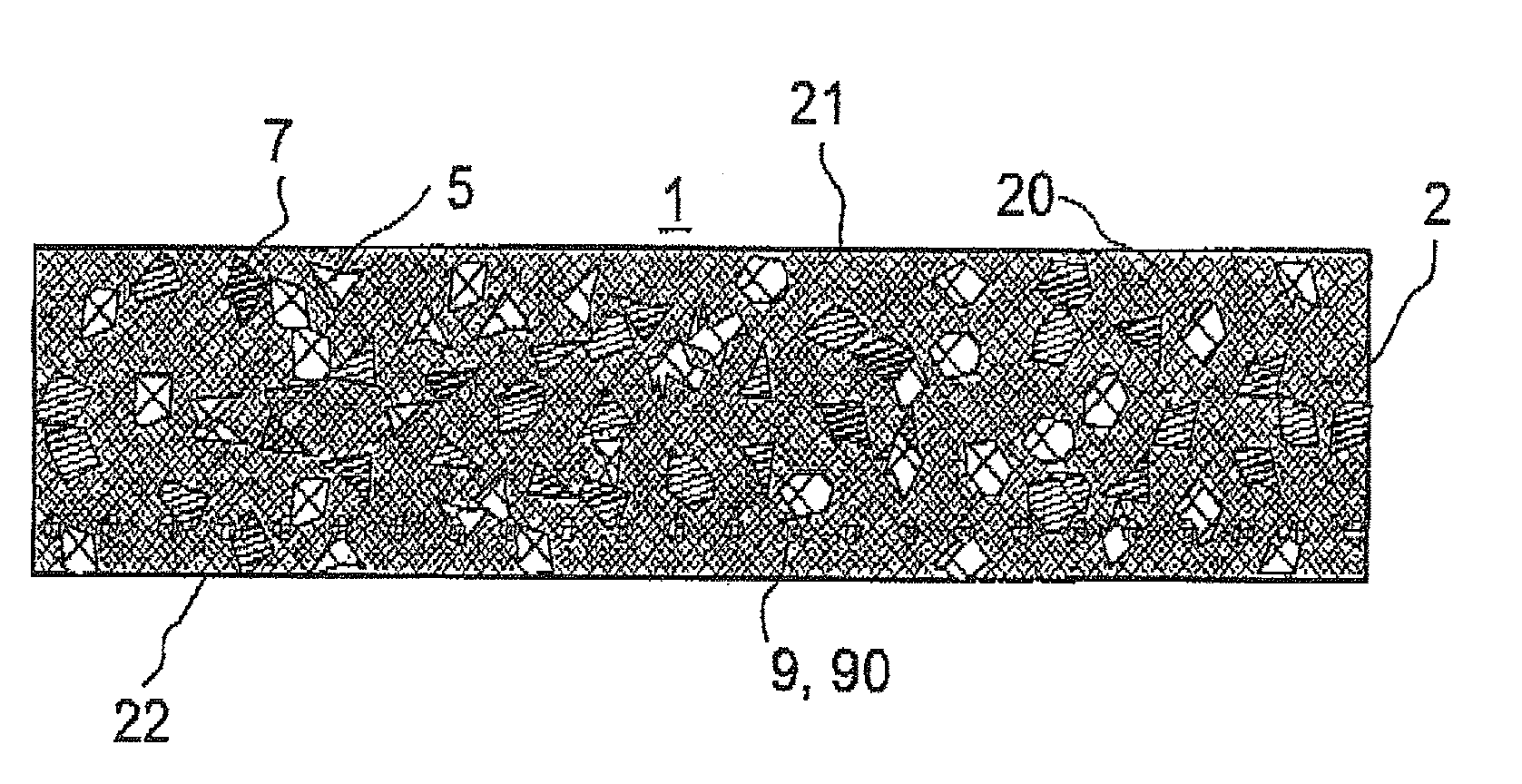 Armor material and method for producing it