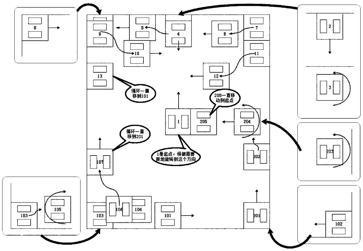 Path planning method and device based on crawler-type window cleaning robot