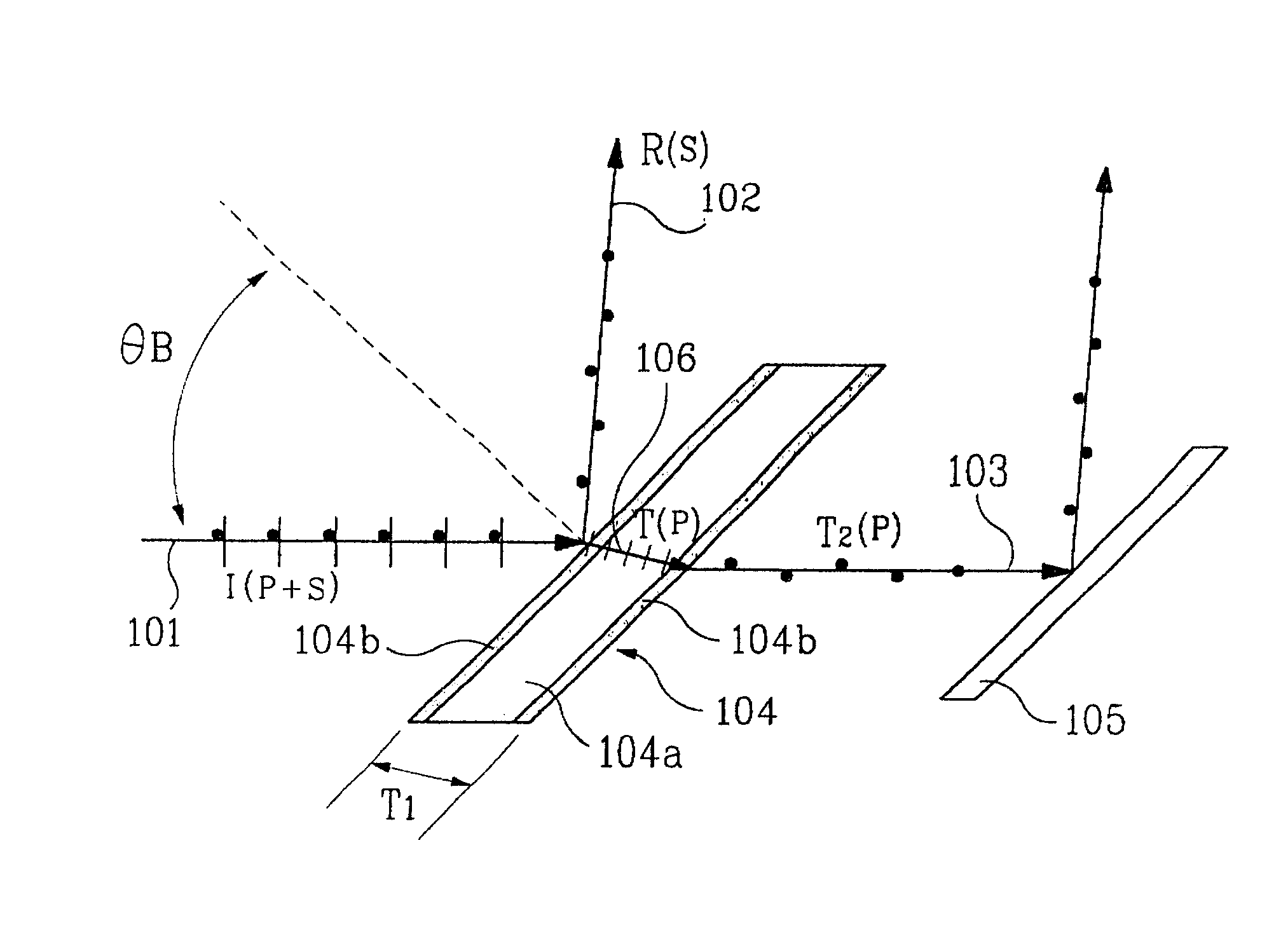 Polarized light converting device and method