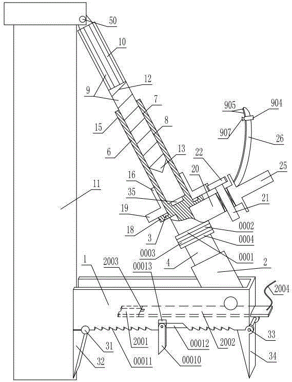 Multifunctional automatic pole erecting device for line repair