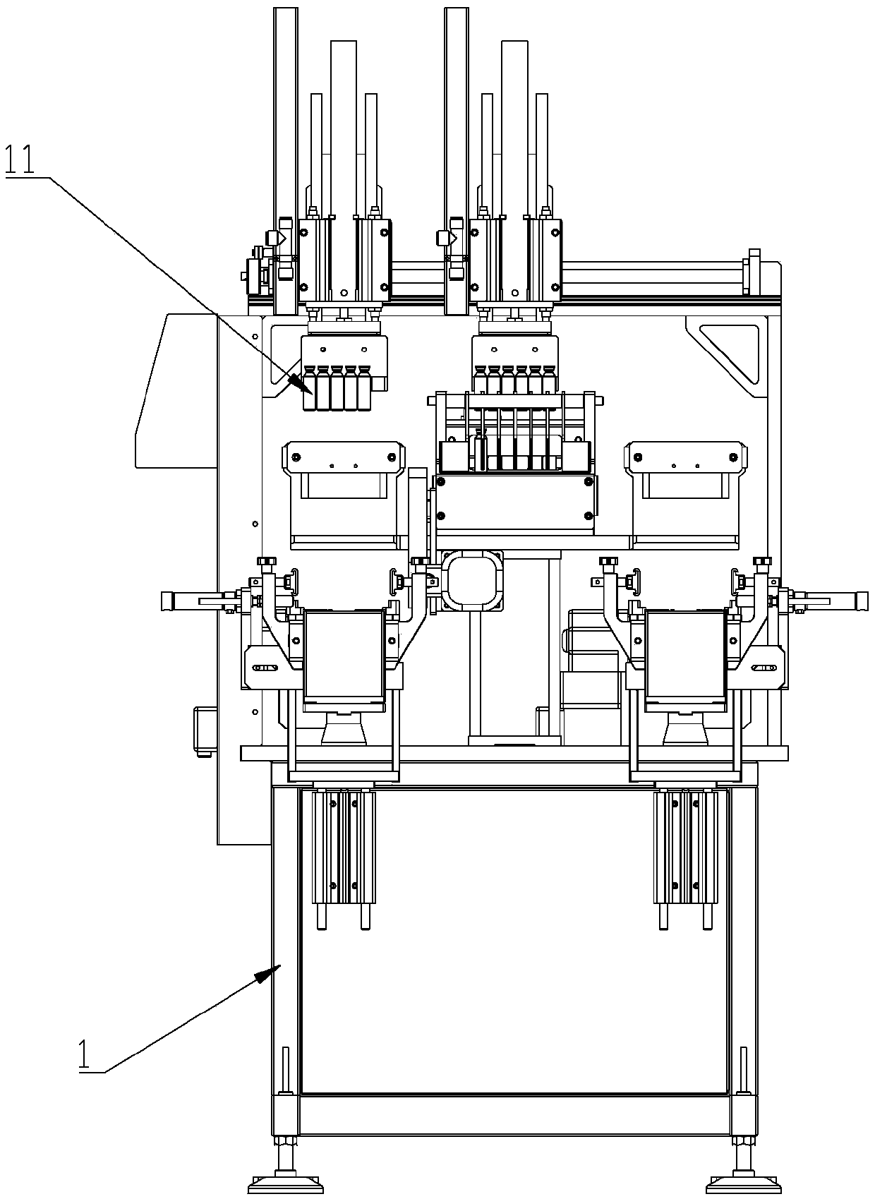 Full-automatic oral liquid iron box boxing machine