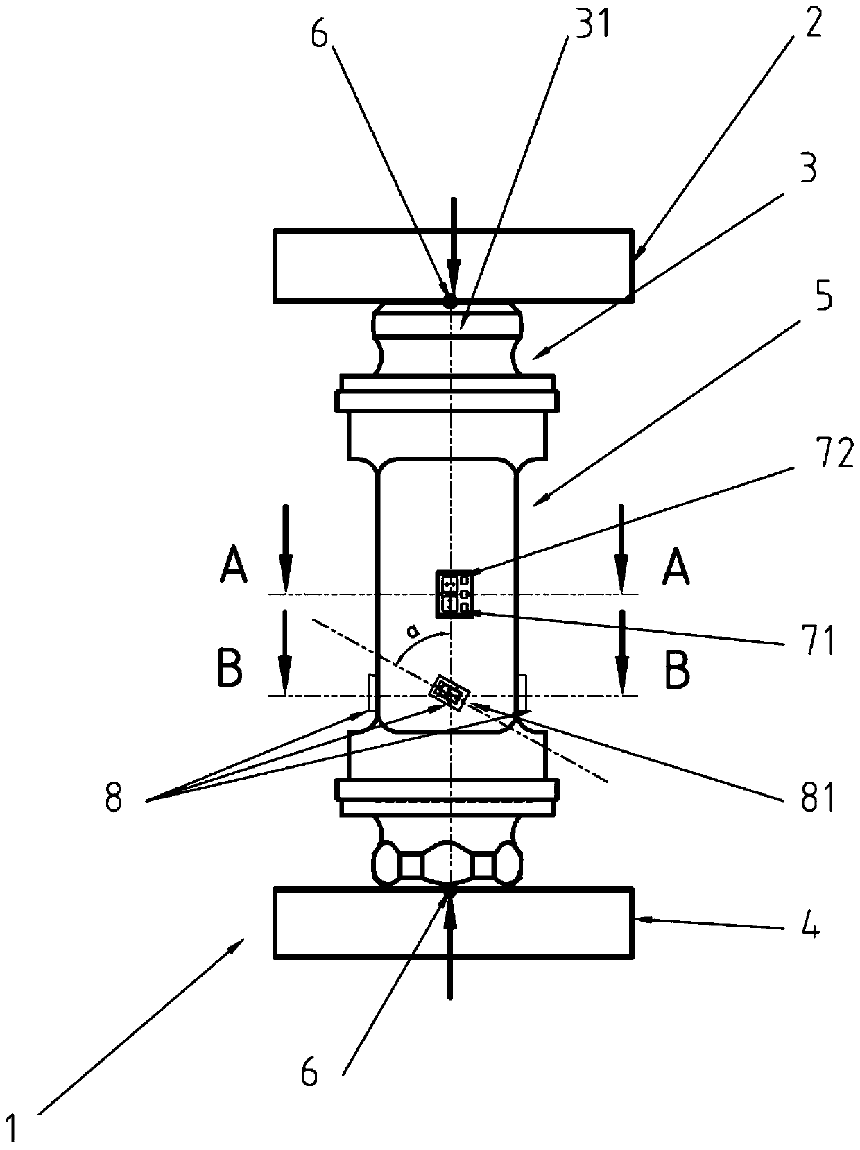 Load cell assembly and weighing method