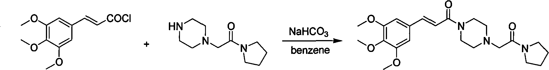 Preparation method of cinepazide maleate