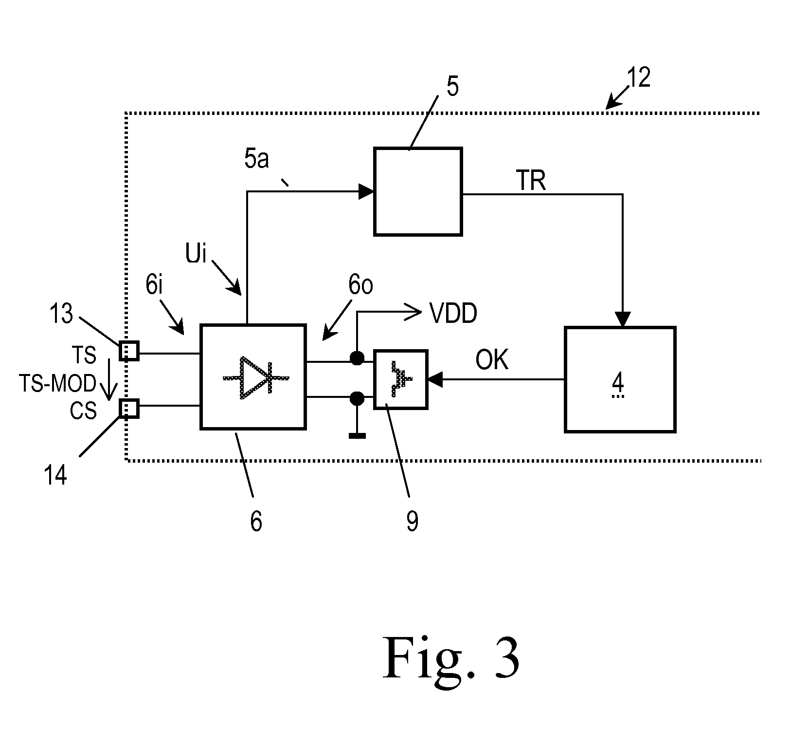 Circuit and data carrier with radio frequency interface