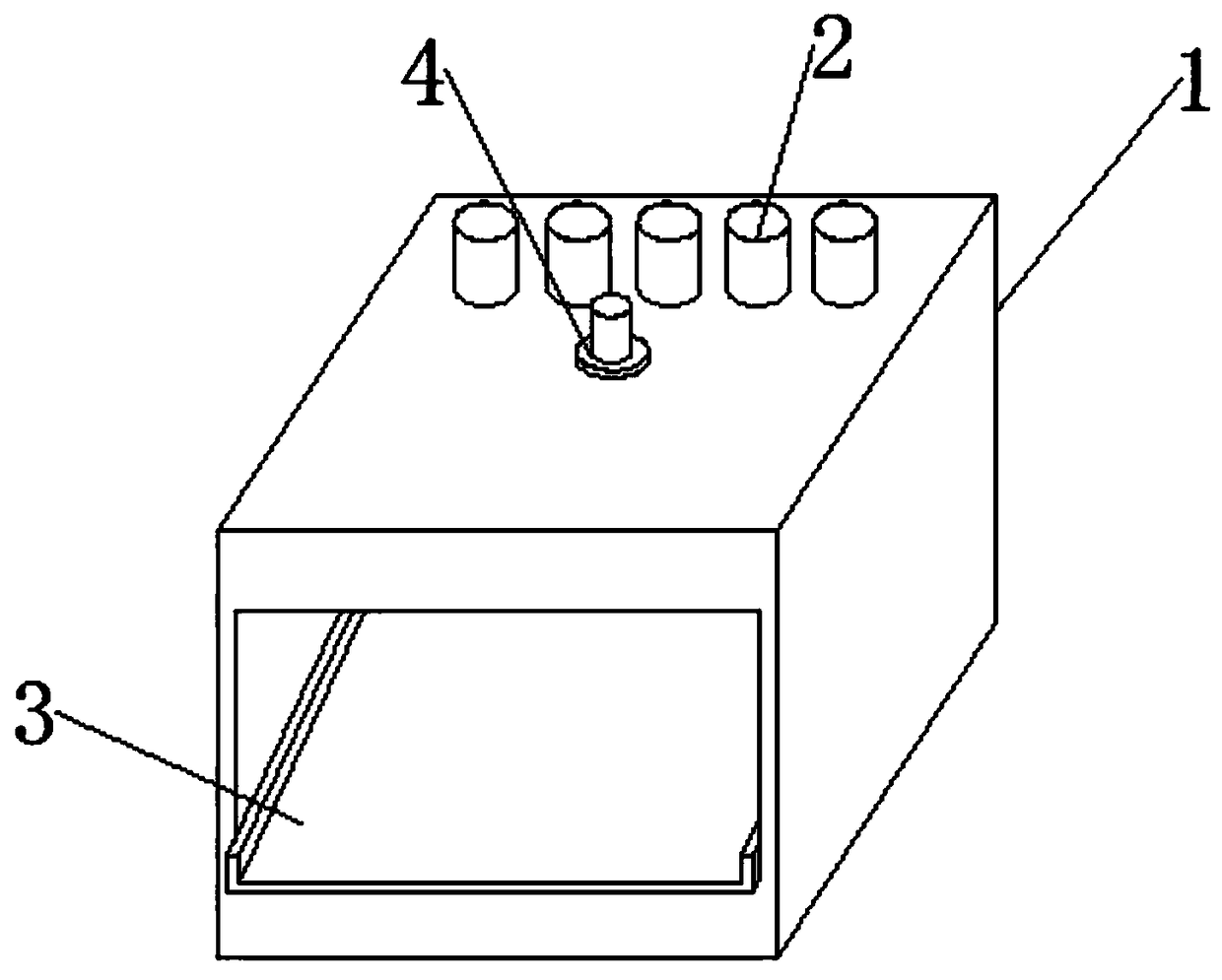 Cassava slicer capable of regulating size and shape of inlet