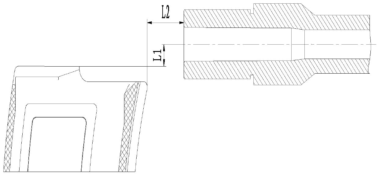 Telescopic pipe type bullet supply guide mechanism and method