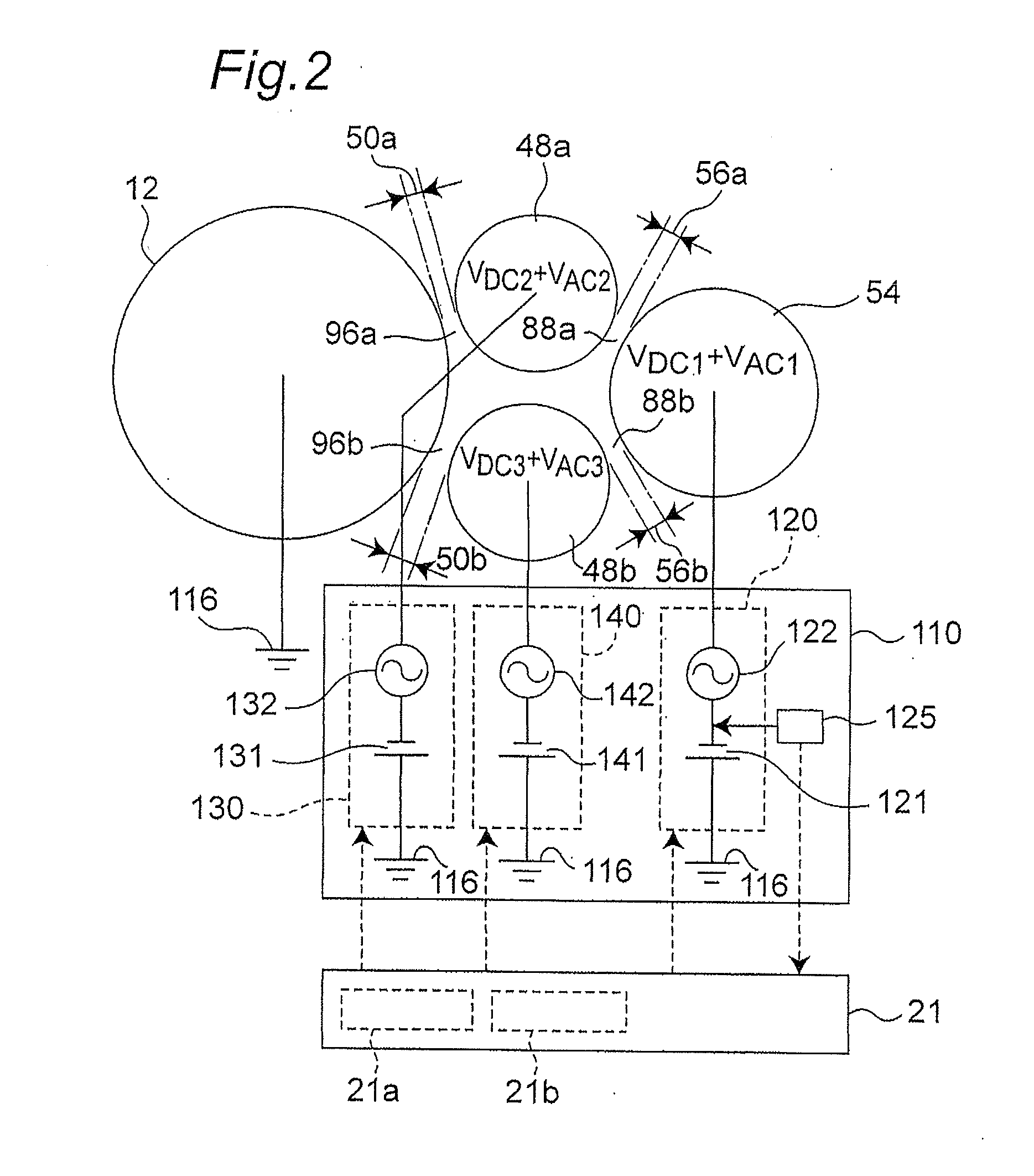 Developing device, and controlling method thereof