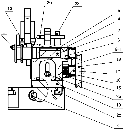 Transmission grinding clamp device