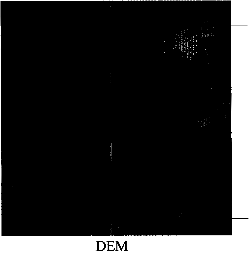Method for determining moon-impacting point position by image data
