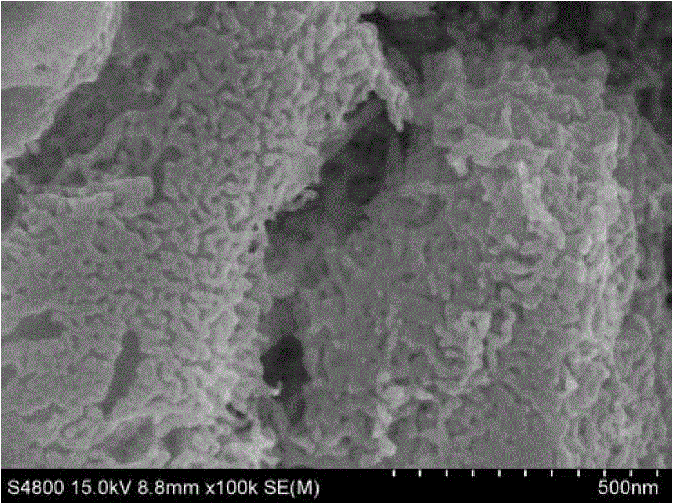 Integrated porous palladium-gold alloy catalyst and preparation method thereof