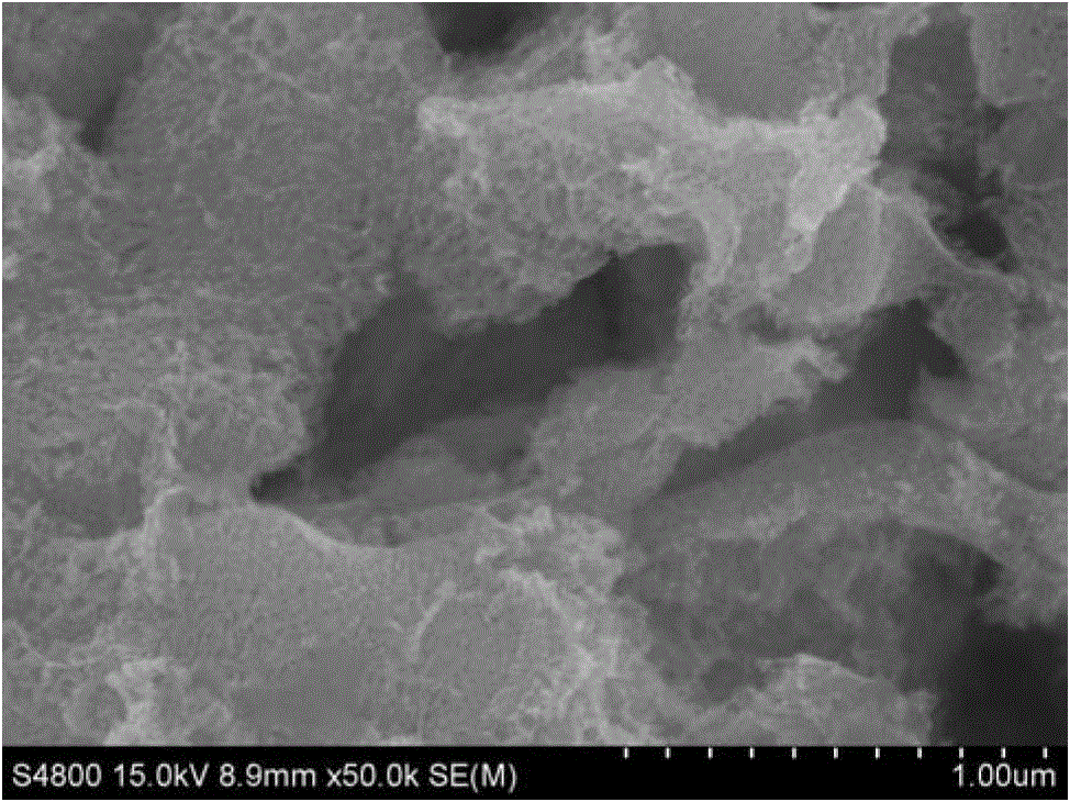 Integrated porous palladium-gold alloy catalyst and preparation method thereof