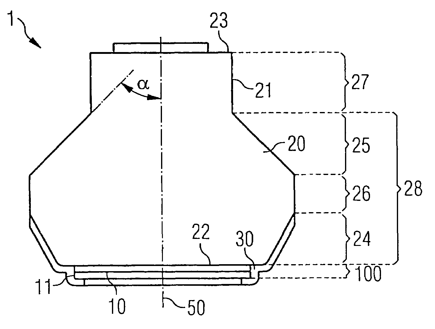 Radiation-emitting semiconductor chip, method for production thereof and radiation-emitting component