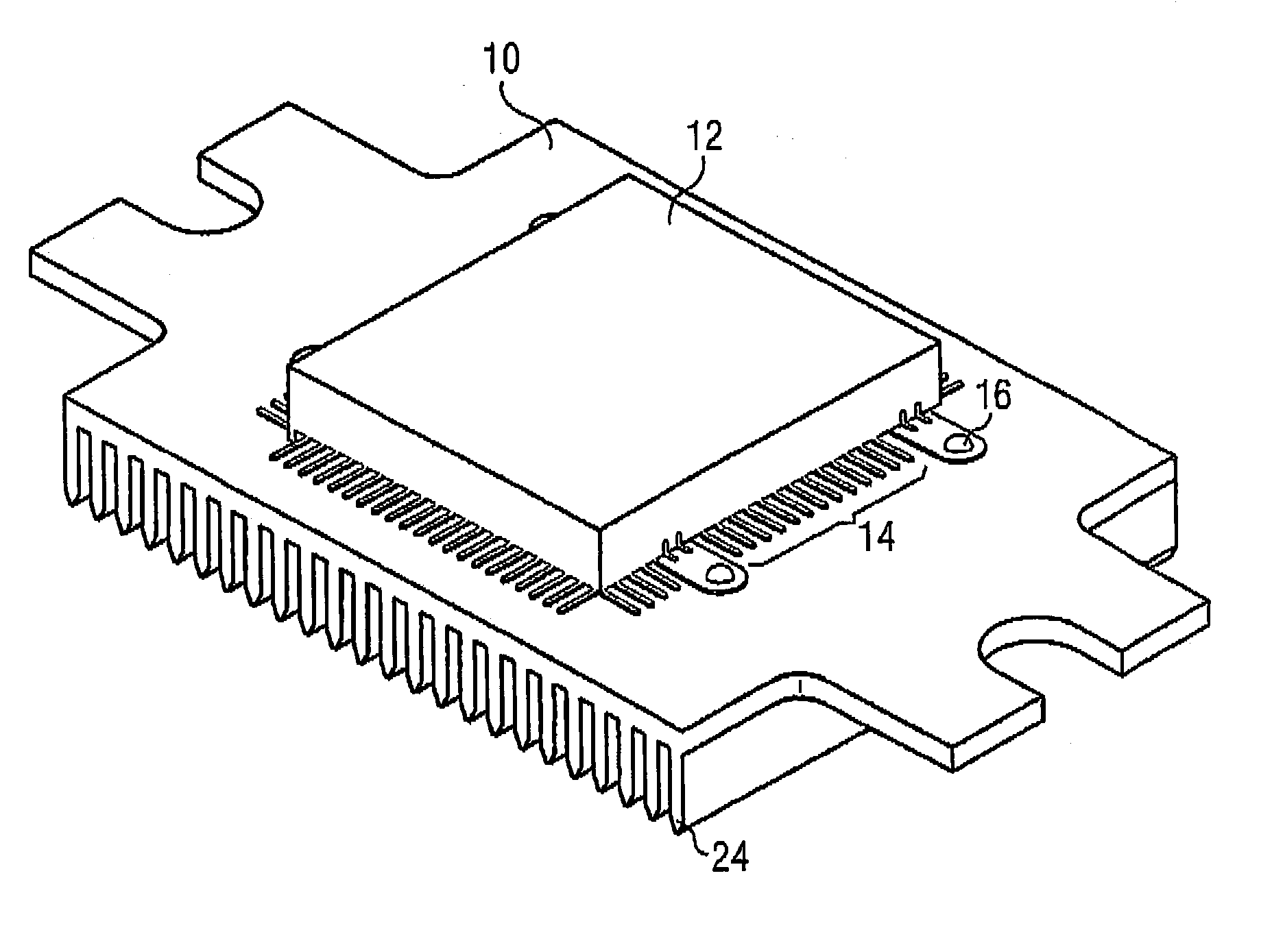 EMC shield and housing for electronic components