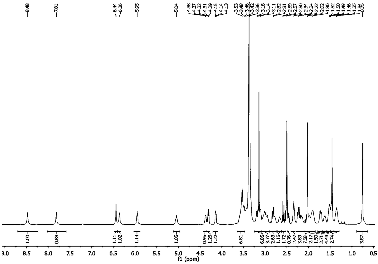 Wortmannin prodrug as well as preparation and application thereof