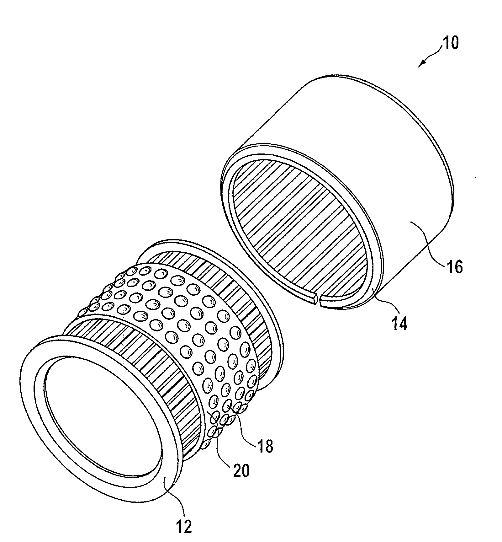 Bi-directional coupling with axial disengagement