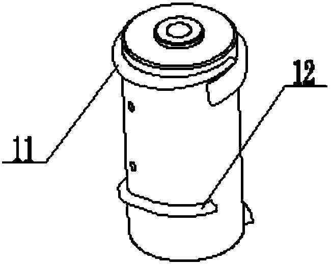 Cup dropping device