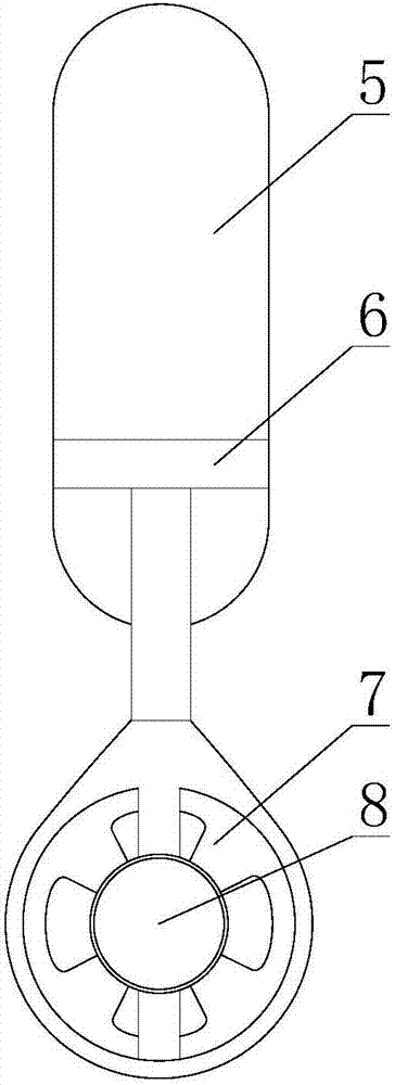 Mounting frame for bridge pier stress monitoring component power supply device