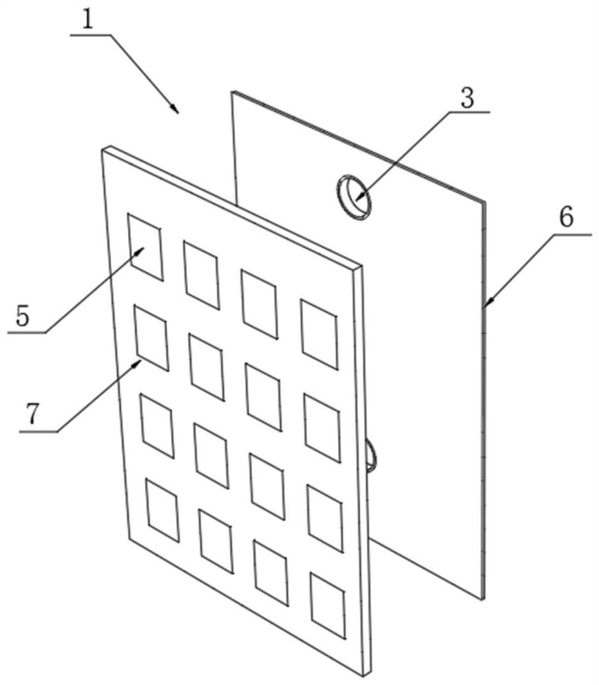 Special radiant panel for radiant air-conditioning system of operating room