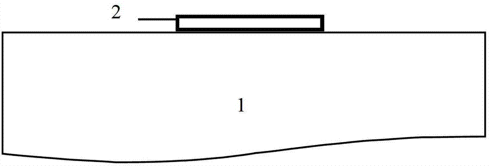 Electron beam overlay marking based on hafnium dioxide and its manufacturing method