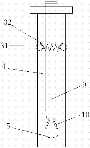 A film-pressing and groove-pressing device applied to large-area and complex plastic-absorbing molds