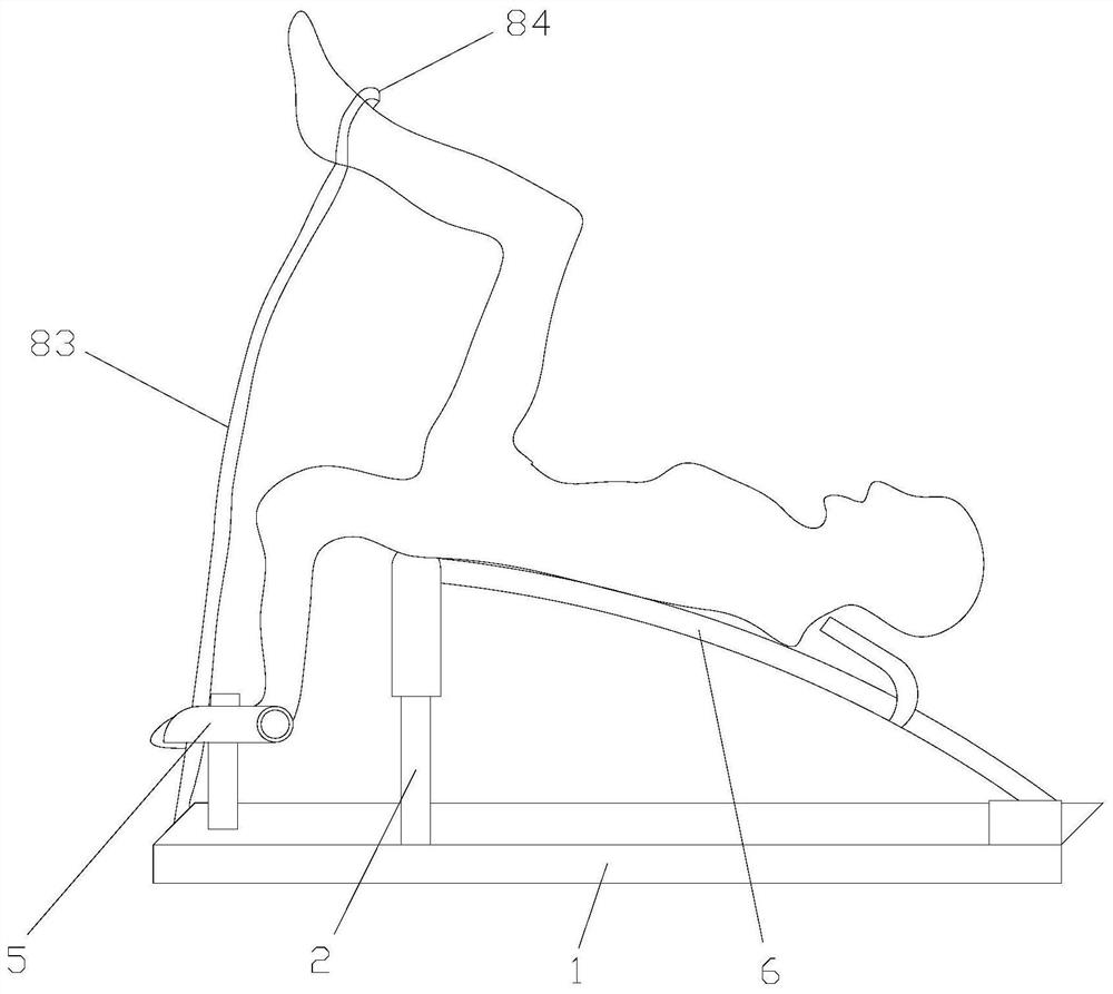 Leg muscle training instrument