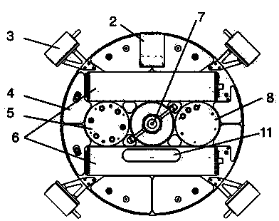 Structure of observation-level underwater robot