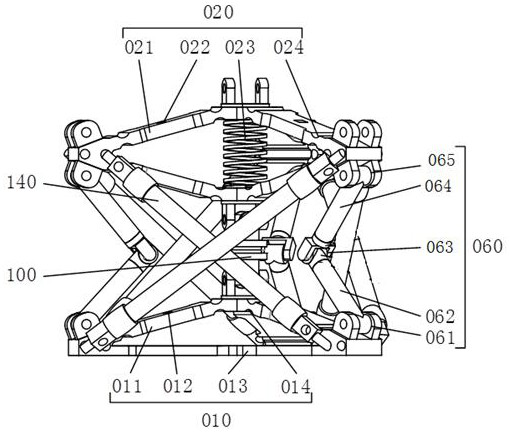 Lumbar joint of a local three-degree-of-freedom rigid-soft coupling bionic robot