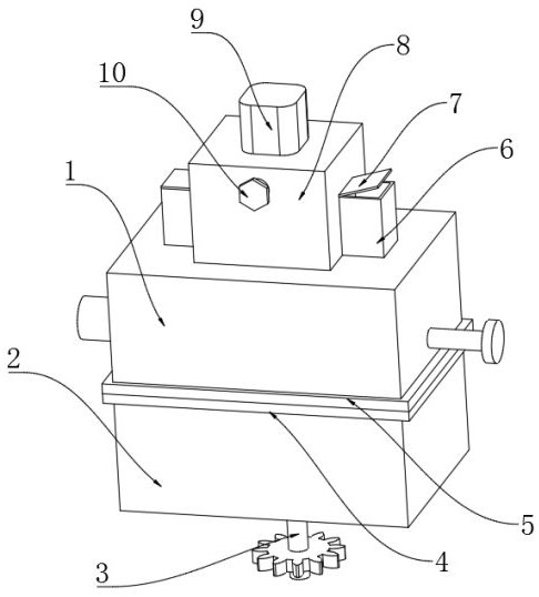 Gear box sealing structure of reconnaissance robot