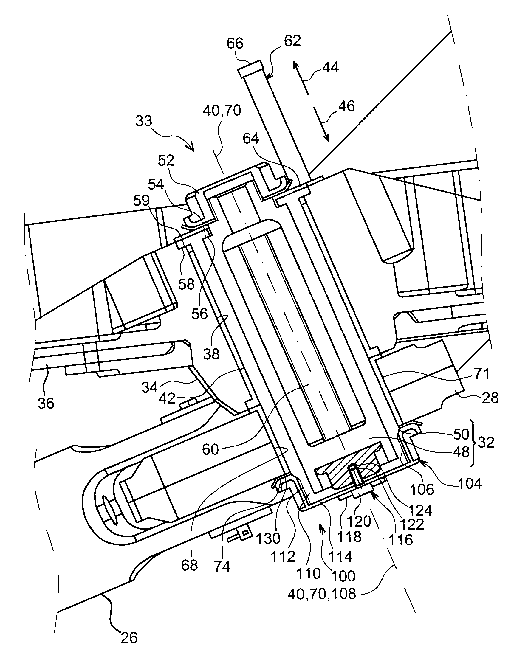 Nut System and Aircraft Engine Mounting Structure Comprising Same