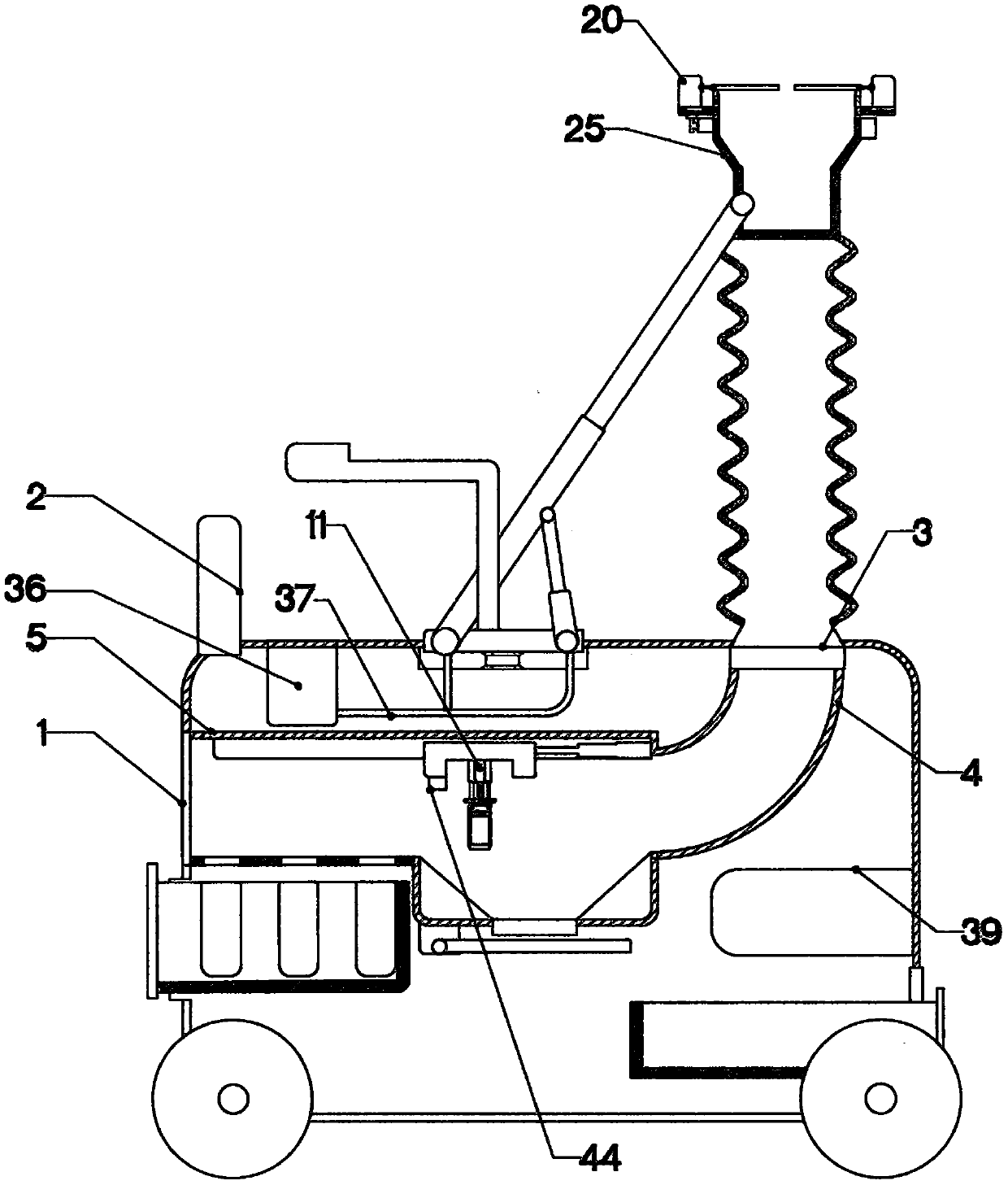 Agricultural product quality safety sampling and detecting device