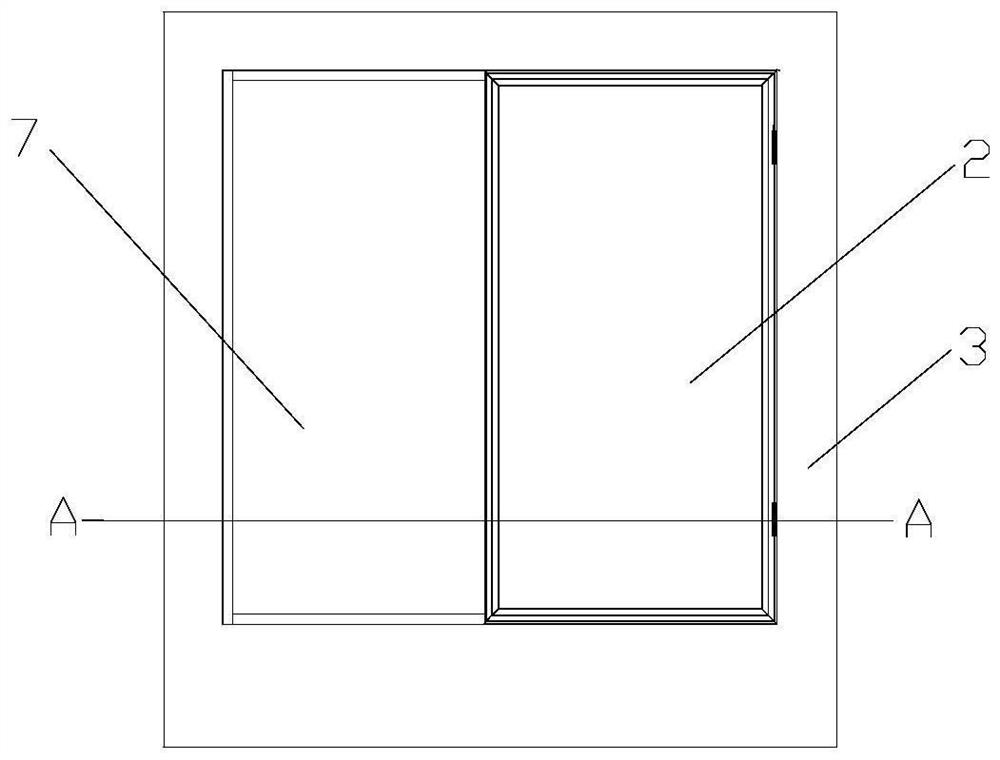 High-efficiency, low-cost and energy-saving building door and window structure