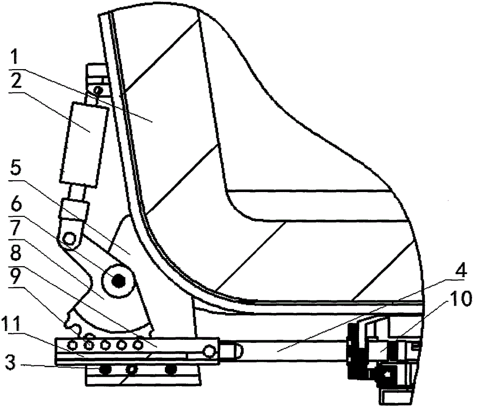 Driving device of steel ladle sliding nozzle mechanism