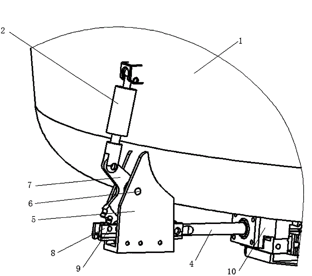 Driving device of steel ladle sliding nozzle mechanism