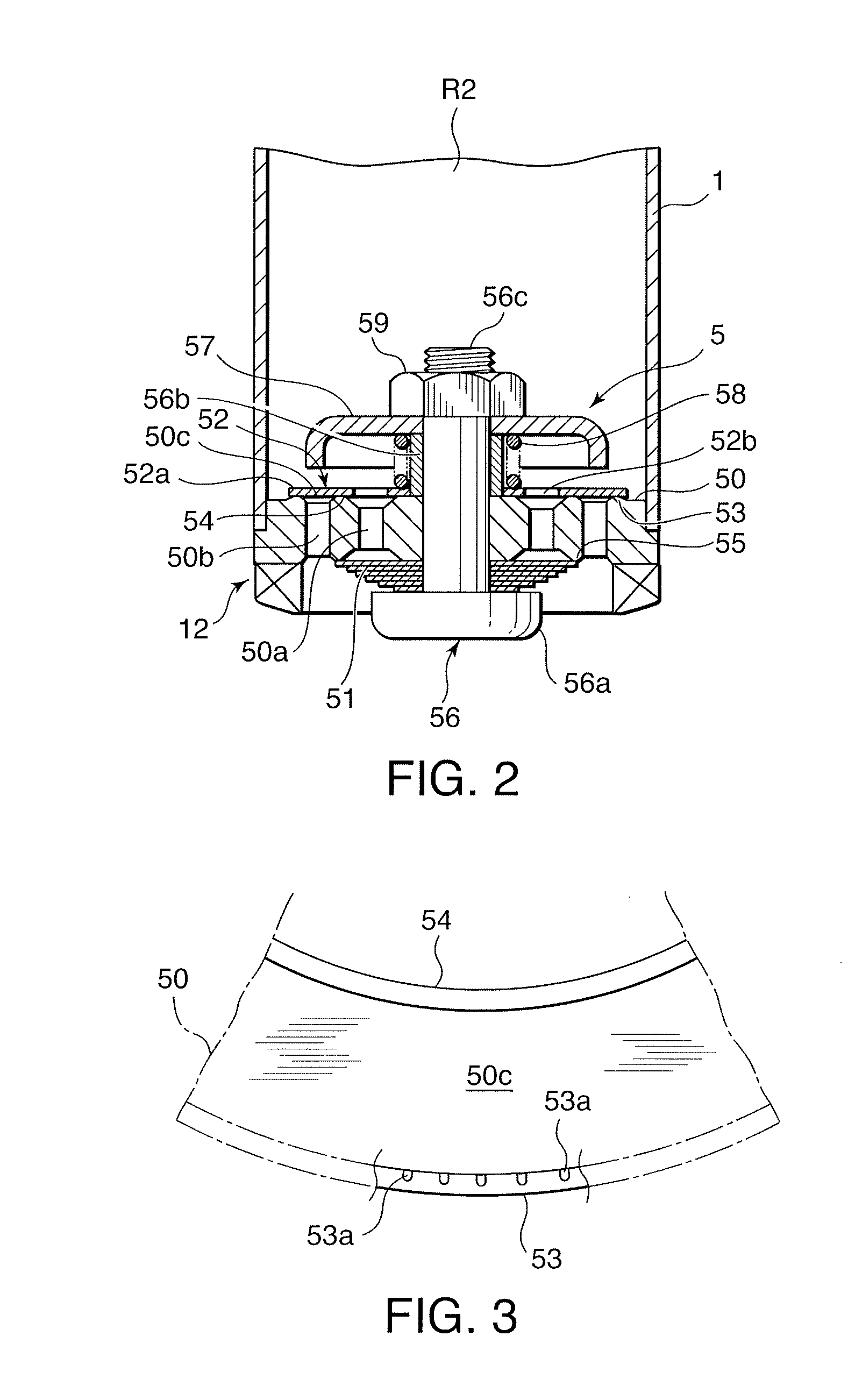 Leaf valve structure