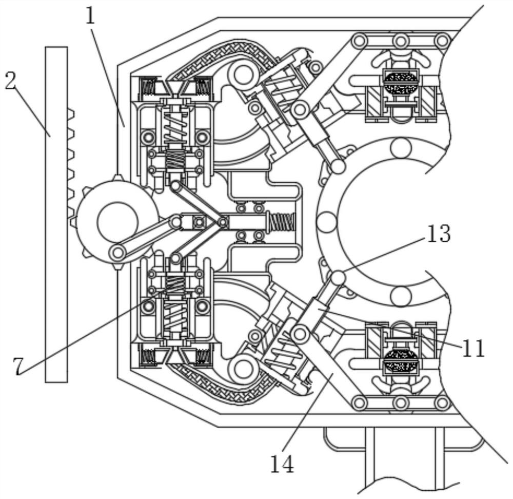 Device for automatically enlarging placing size when optical disk is placed into computer