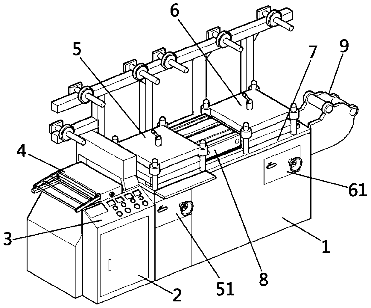 Full-automatic bending device and method for PC products